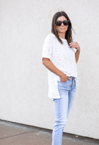 Cherish Off White Knit Top