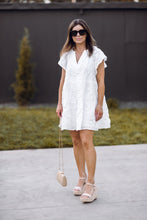 Load image into Gallery viewer, White woven dress