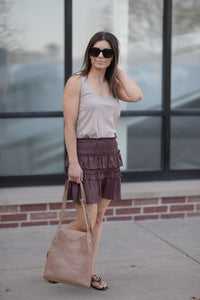 Diamond Shoulder Bag - Sand