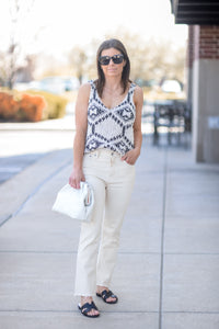 Daze Shy Girl High Rise Crop Flare