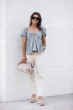 Load image into Gallery viewer, Misty Blue flare top