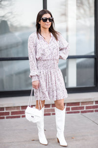 Finley white boots