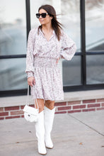 Load image into Gallery viewer, Pink Fleur Print Dress