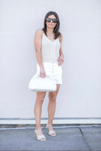 Load image into Gallery viewer, Sneak Peek High Rise 90&#39;s shorts - white