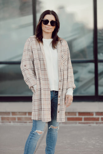 Plaid Shacket Dress