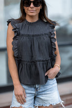 Load image into Gallery viewer, Woven lace trim tank top