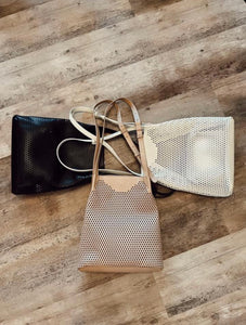 Diamond Shoulder Bag - Sand